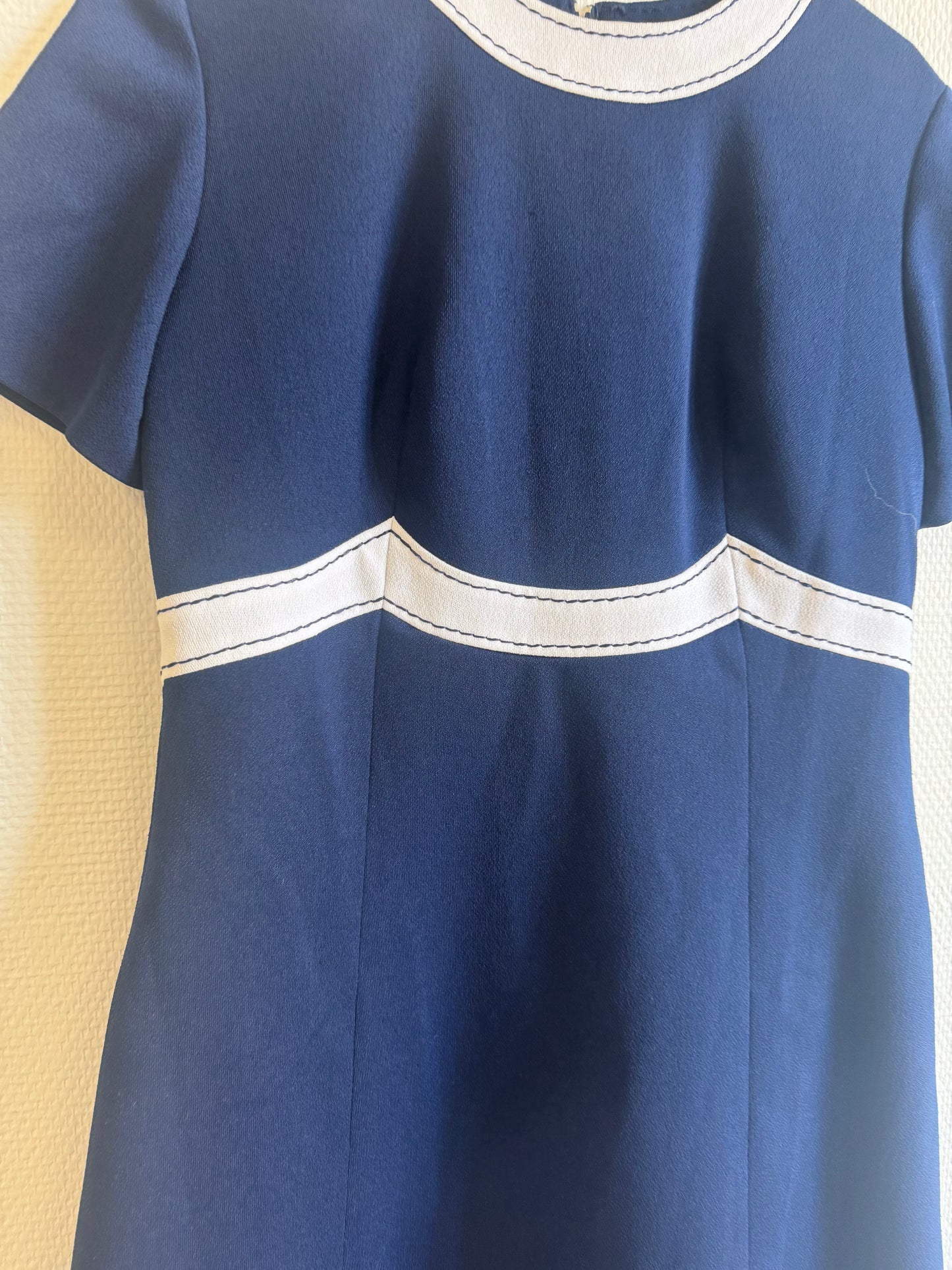 Robe bleu 70s