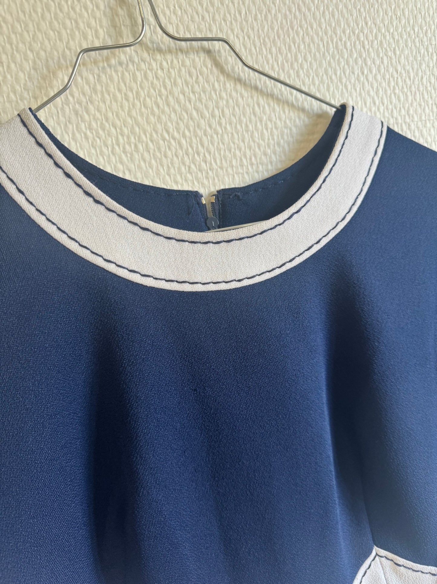 Robe bleu 70s