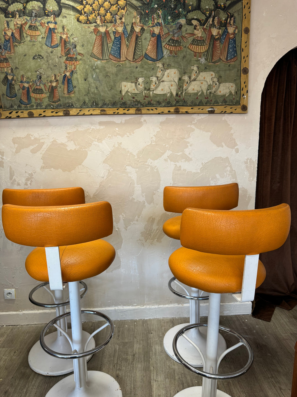 Tabourets de bar 70s