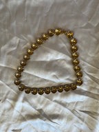 Collier en métal 80s