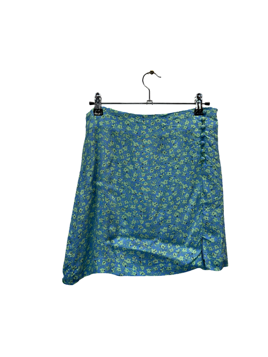 Mini jupe à fleurs