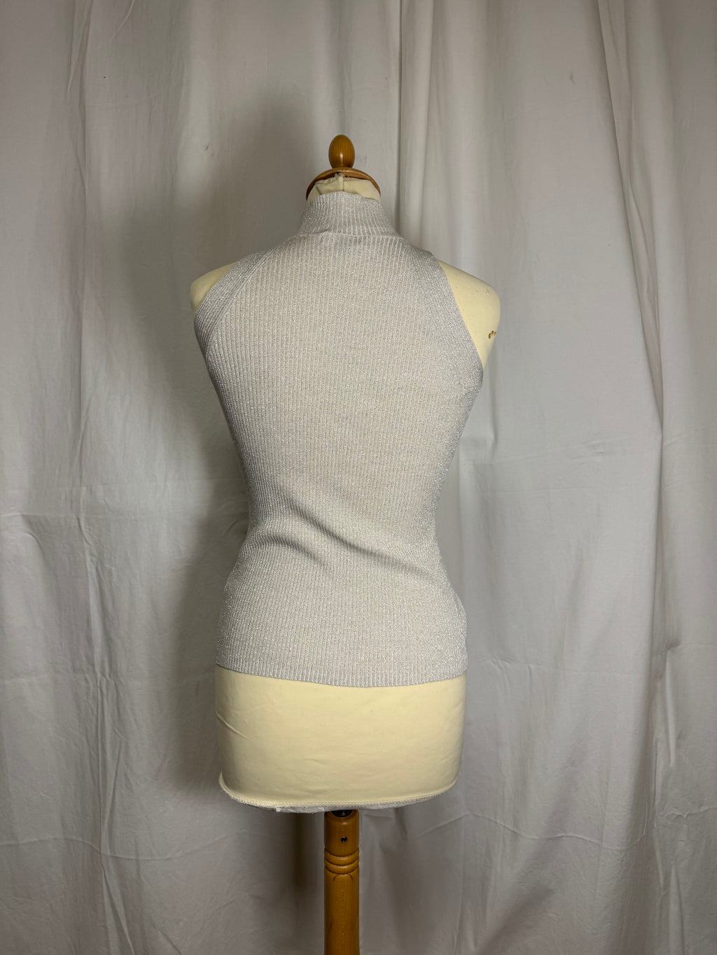 Pull argenté à paillette