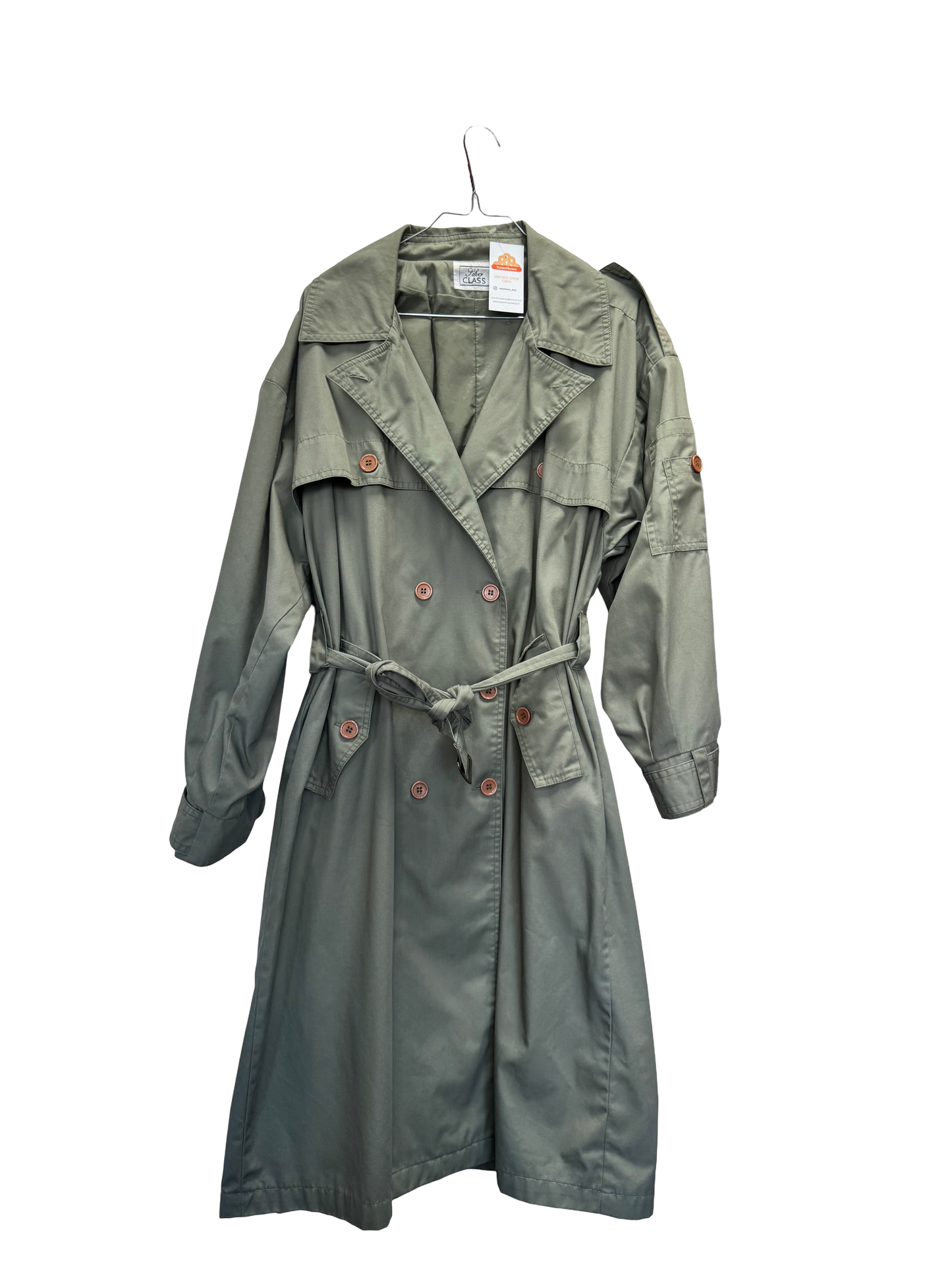 Trench-coat kaki