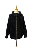 Veste en velours noir