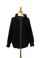 Veste en velours noir