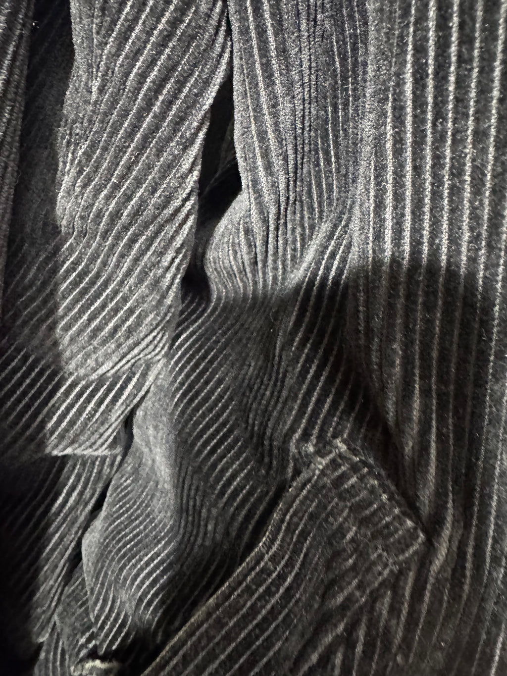 Veste en velours noir