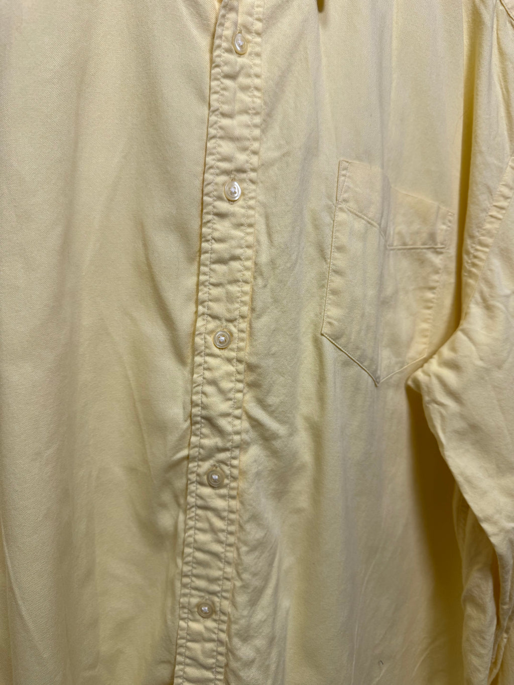 Chemise uni jaune Gant