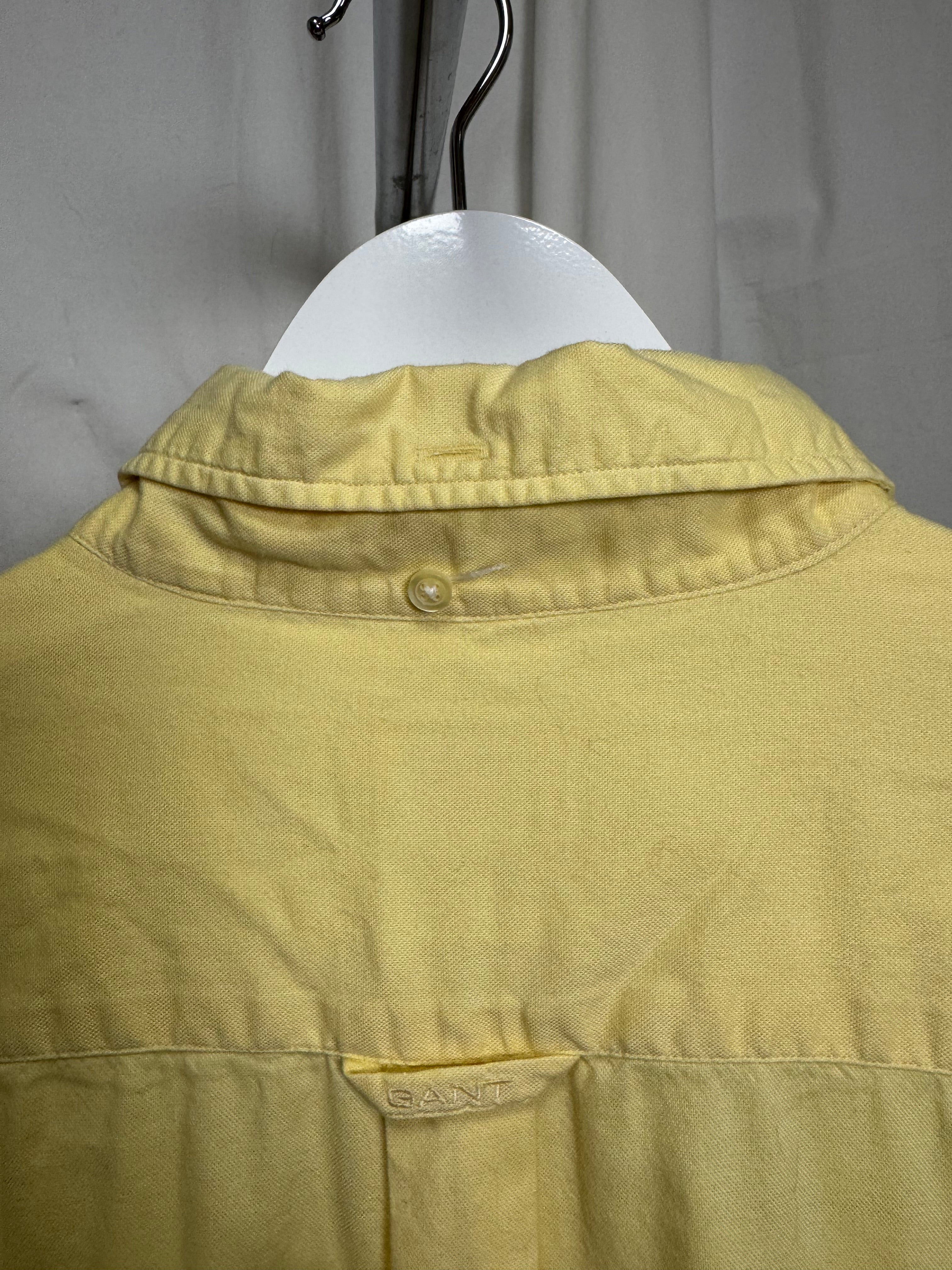 Chemise uni jaune Gant