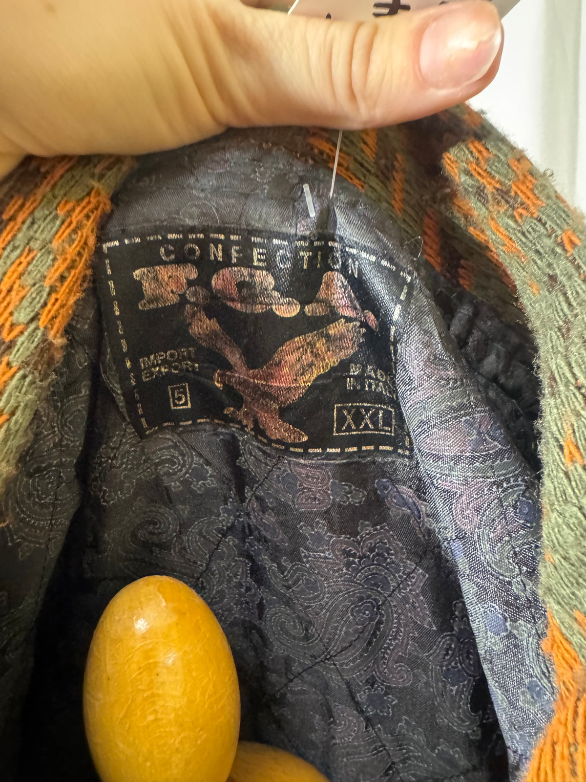 Veste en velours 90s