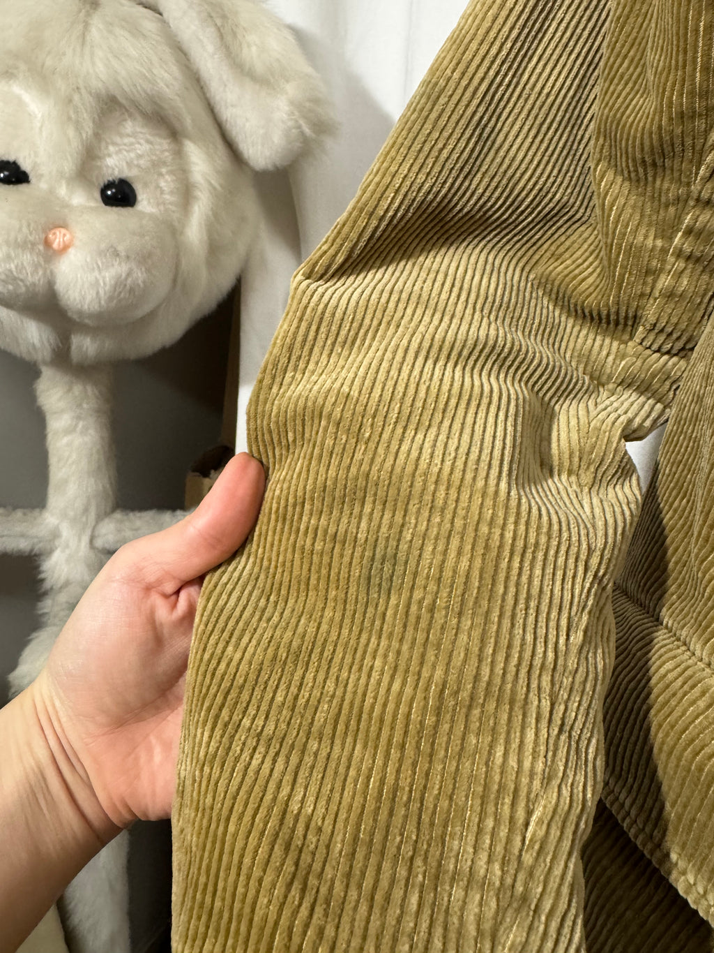 Veste en velours côtelé