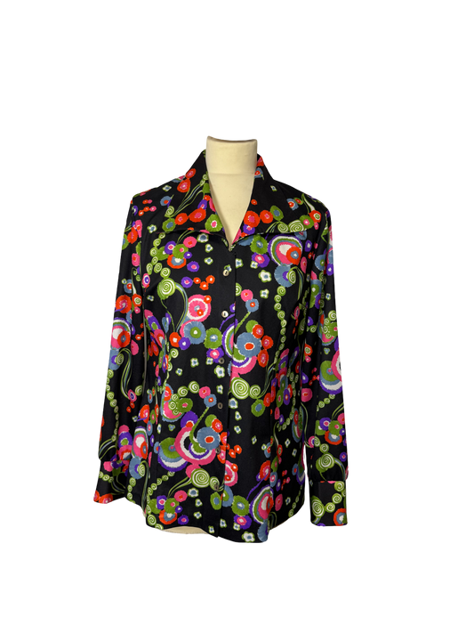 Chemise à motifs 70s
