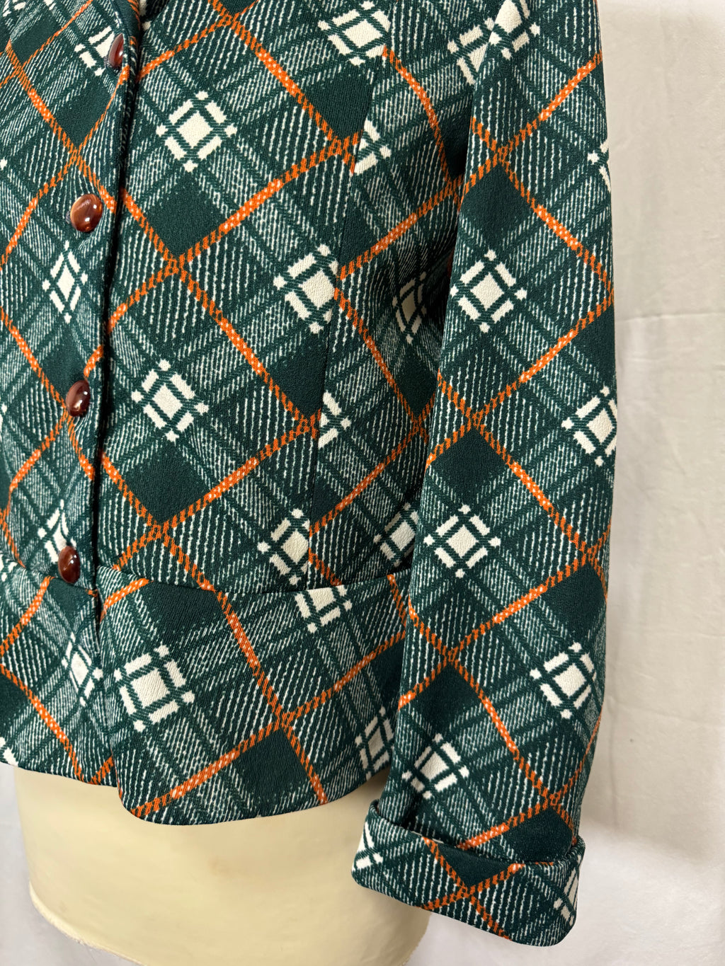Veste à carreaux