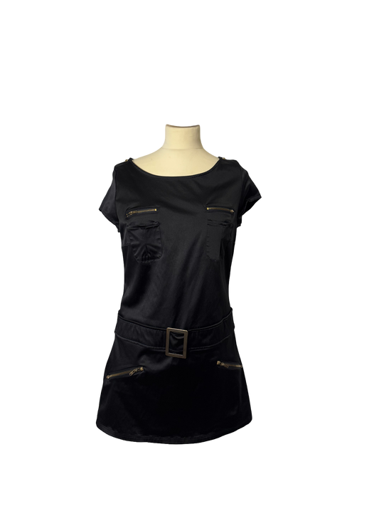 Robe courte noire 90s