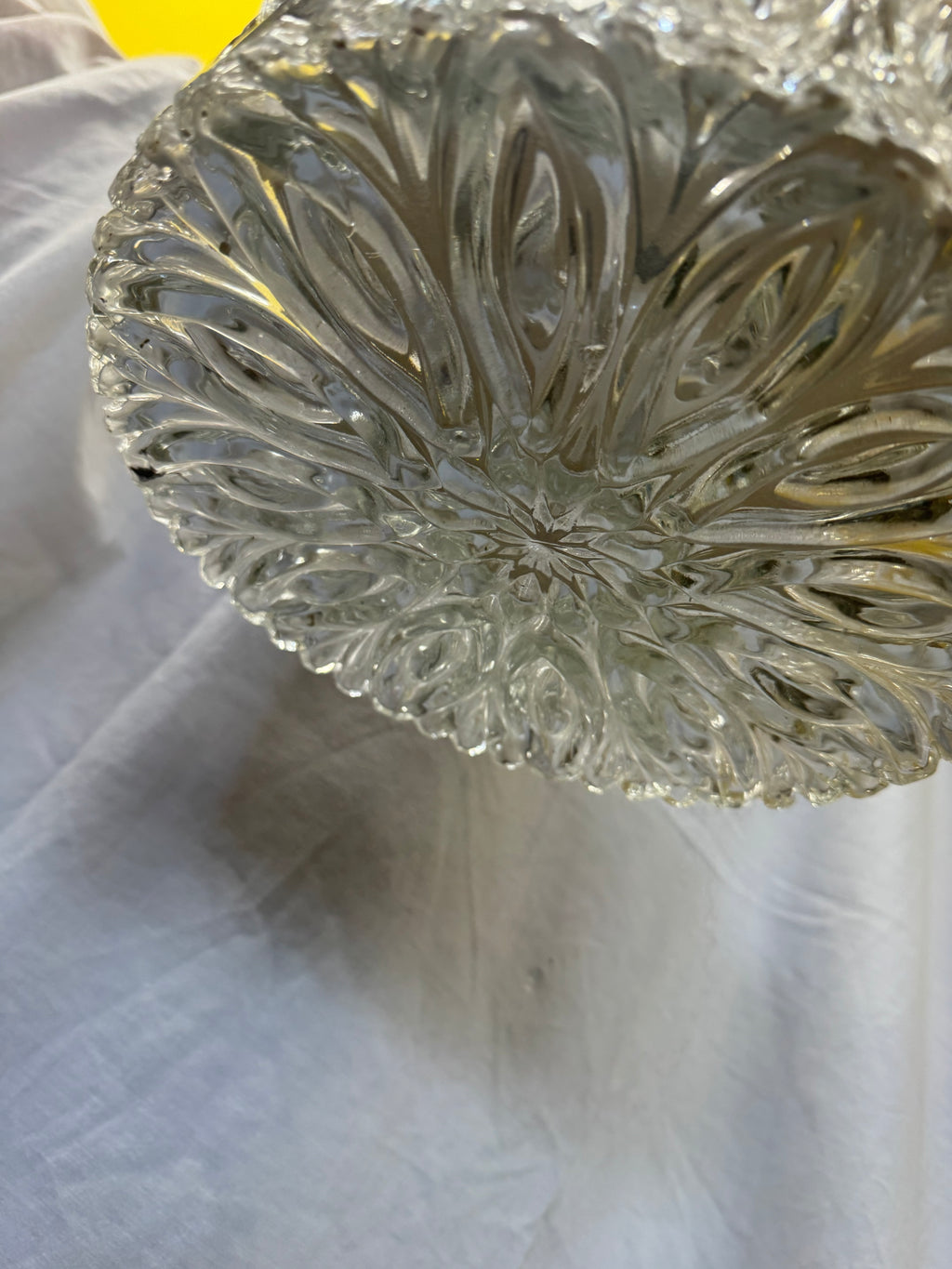 Lustre en verre 70s