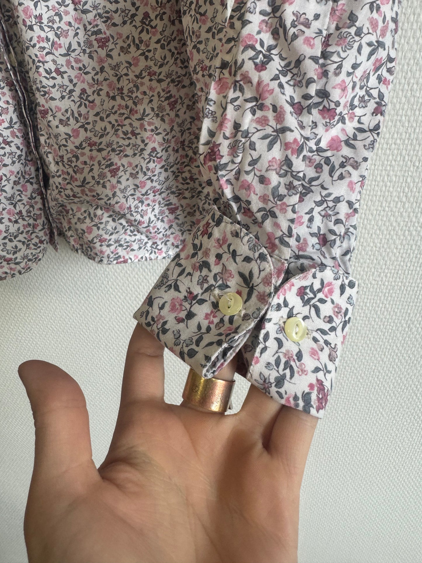Chemise à fleurs