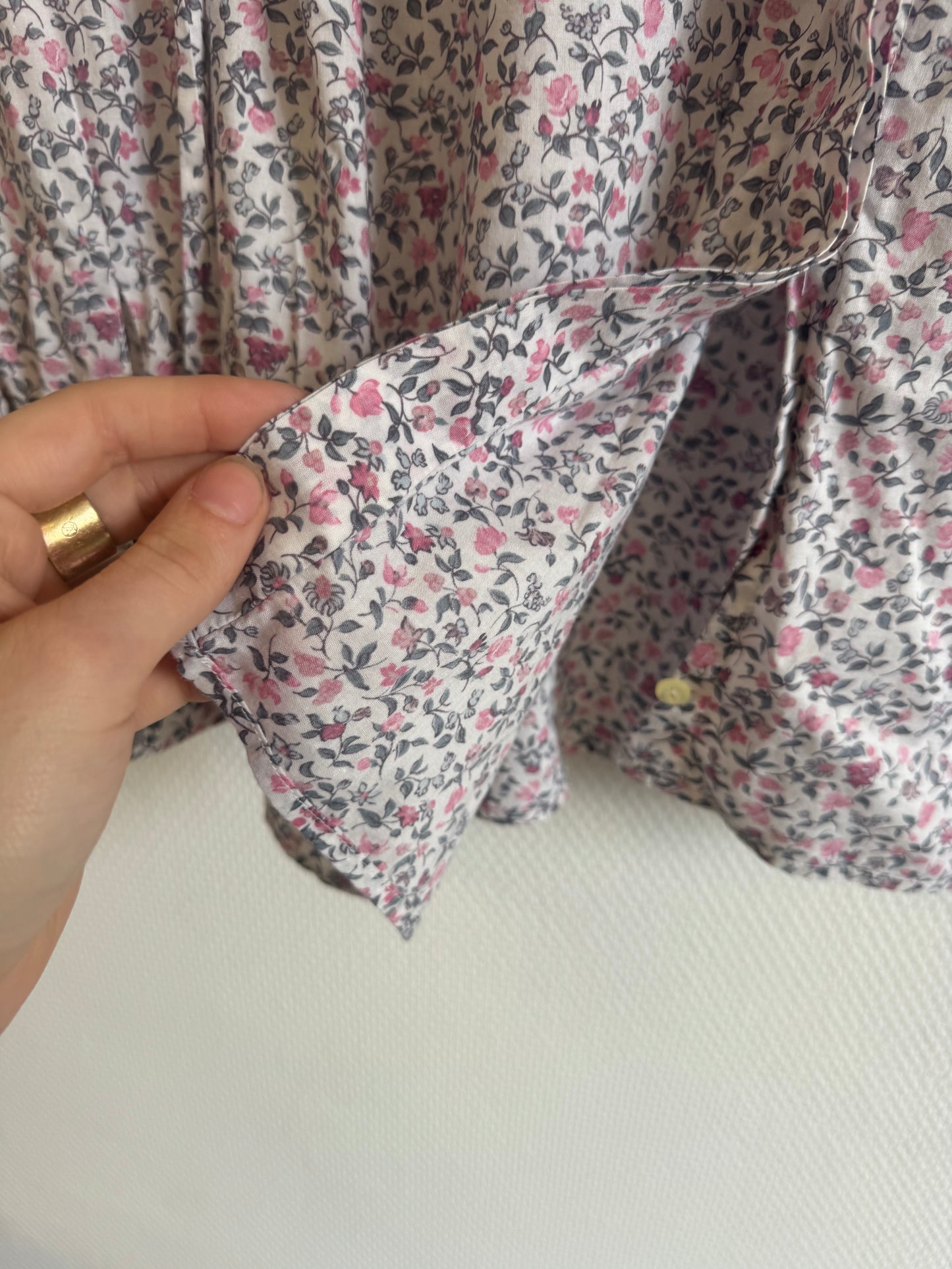 Chemise à fleurs