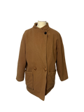 Manteau court marron