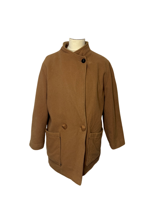 Manteau court marron