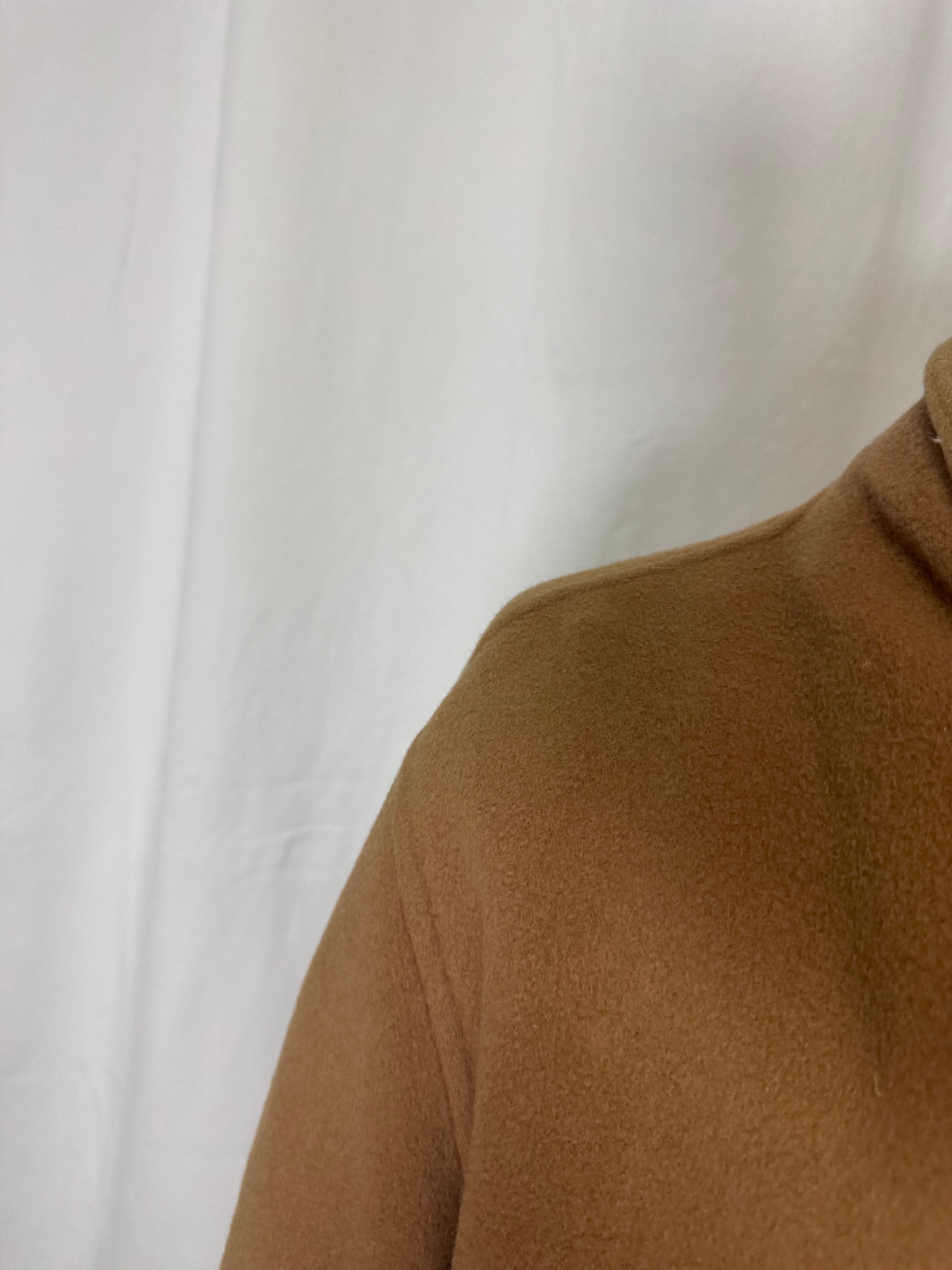 Manteau court marron