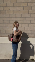 Sac à main marron Foggia Camuto