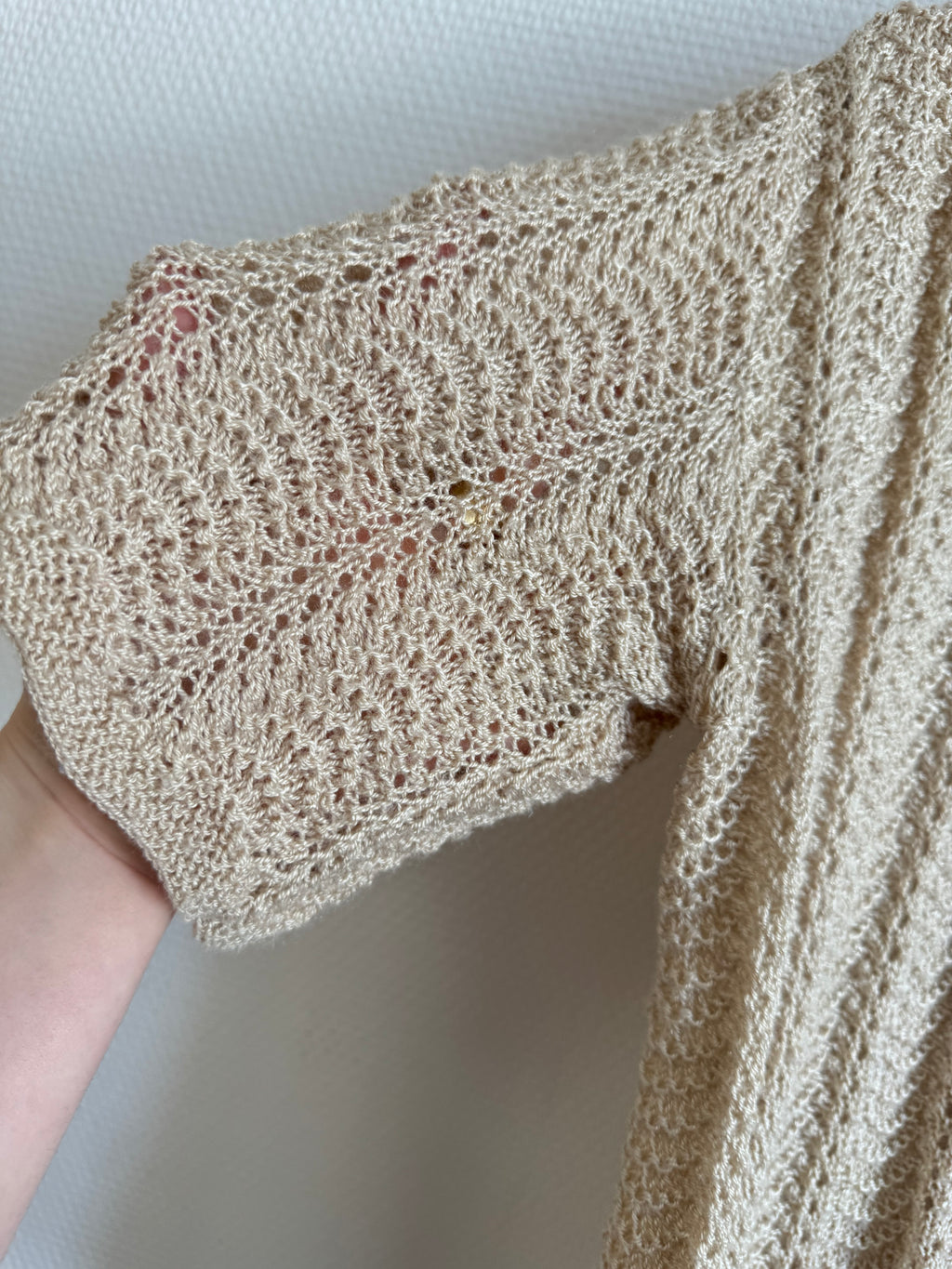Cardigan beige 70s