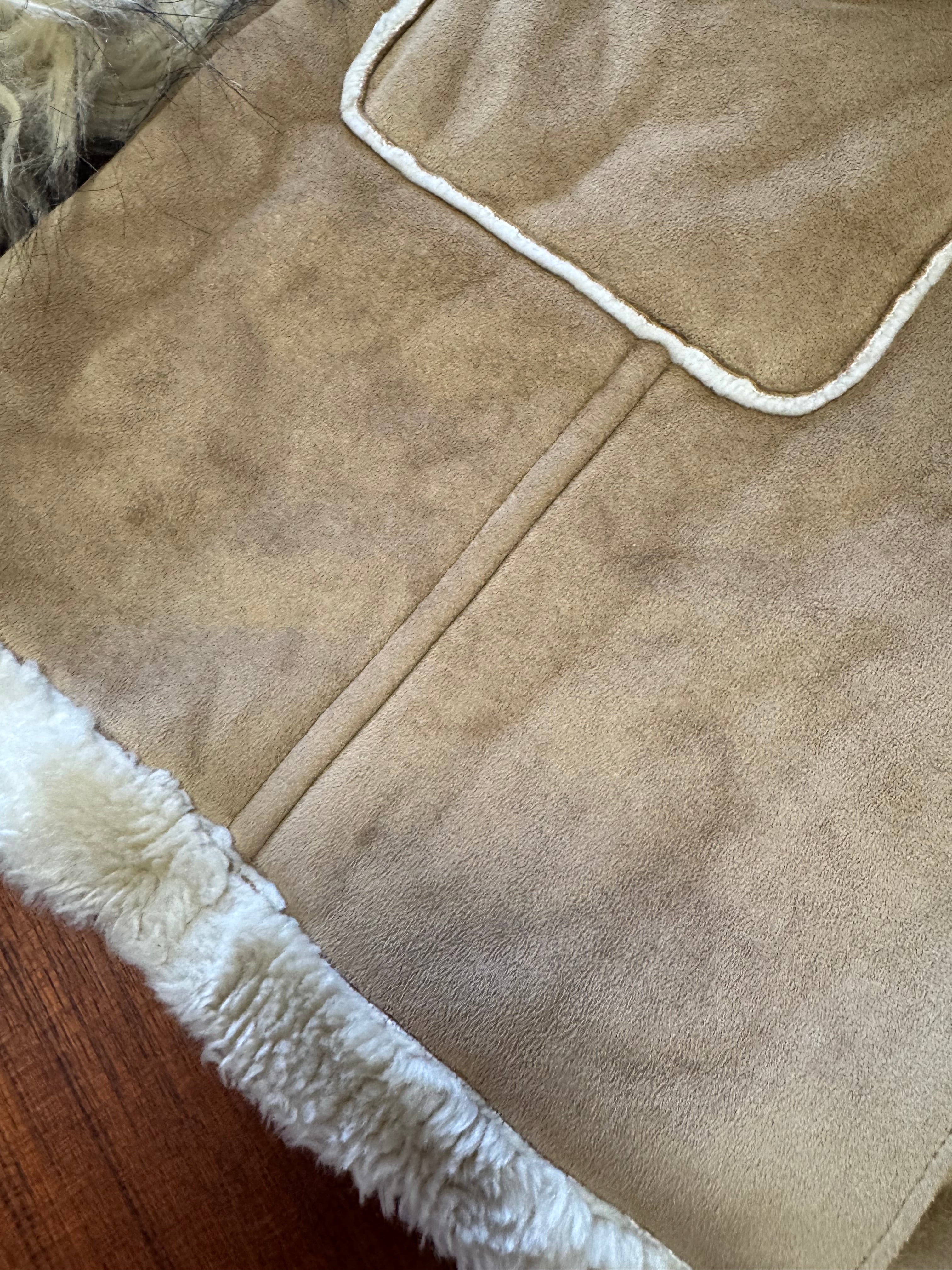 Veste en fausse fourrure