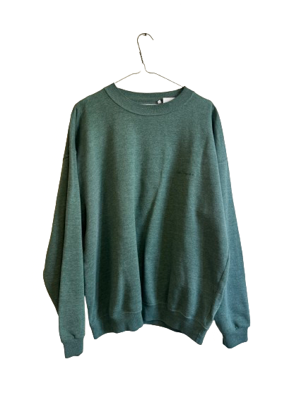Sweat vert chiné
