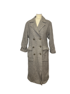 Manteau chevron laine et cachemire