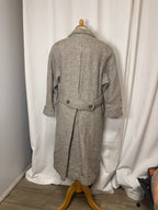 Manteau chevron laine et cachemire