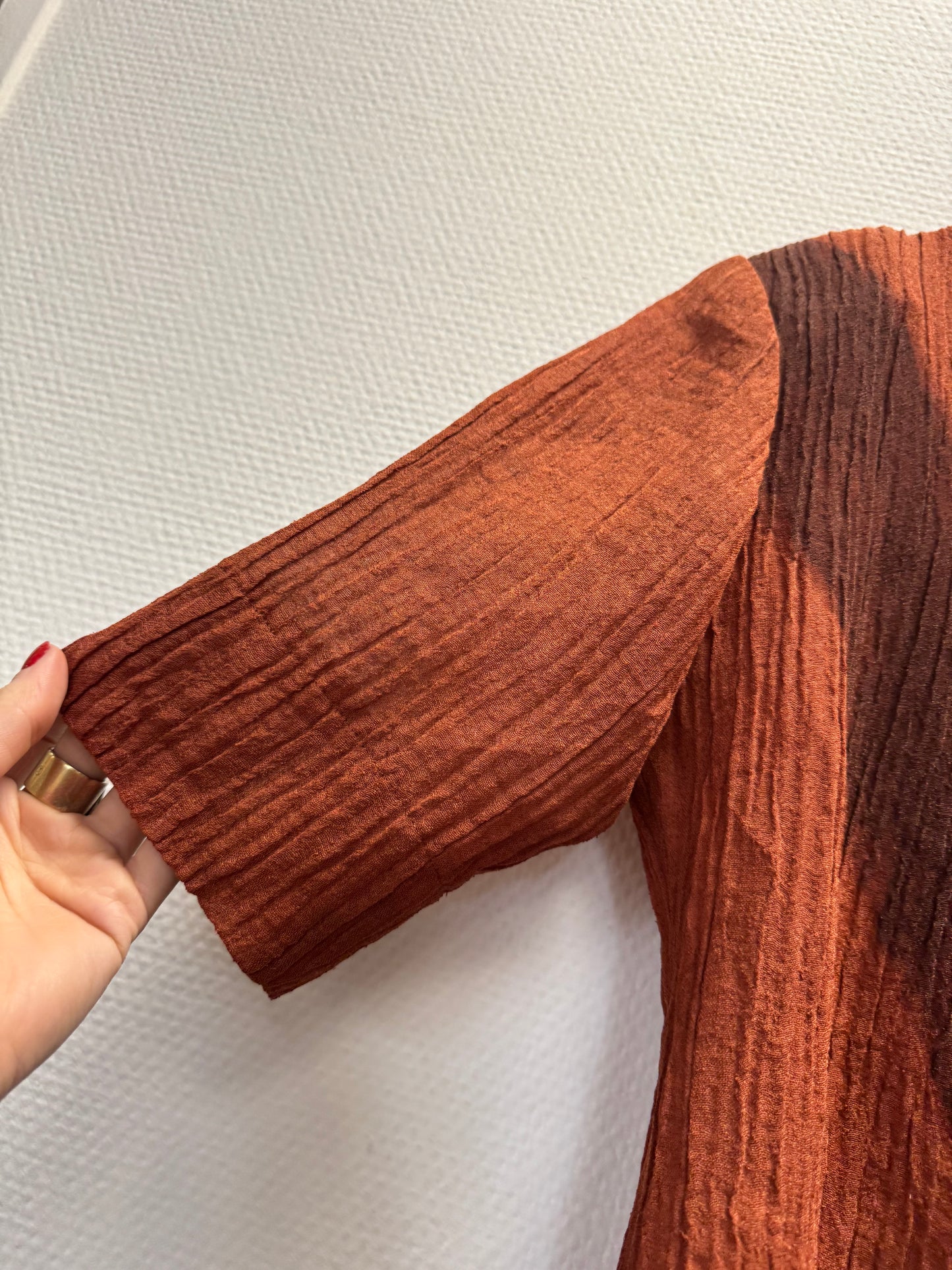 Blouse marron