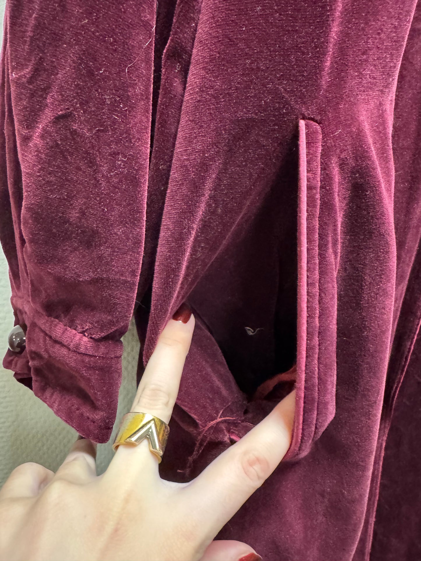 Manteau en velours