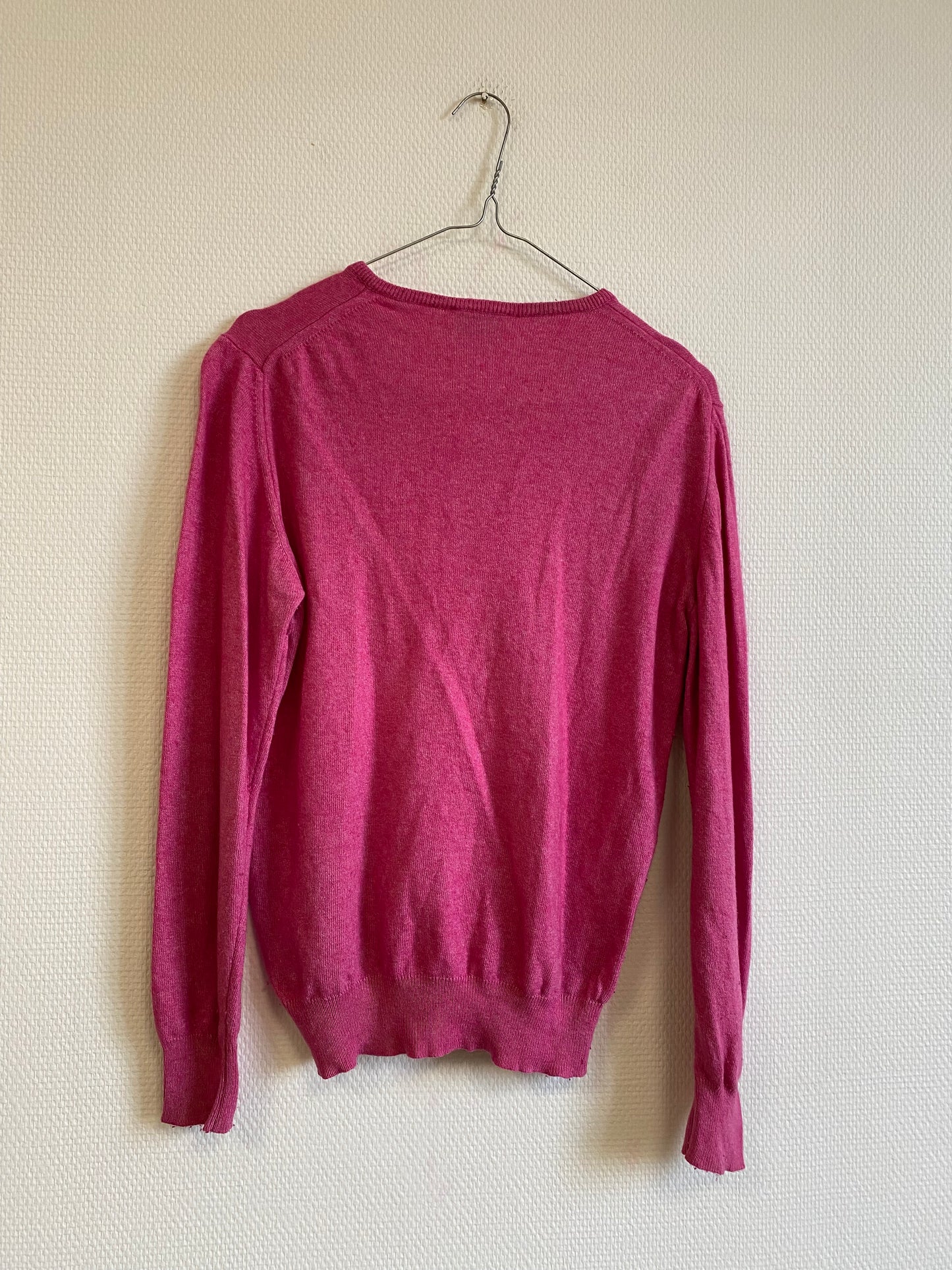 Pull en cachemire rose