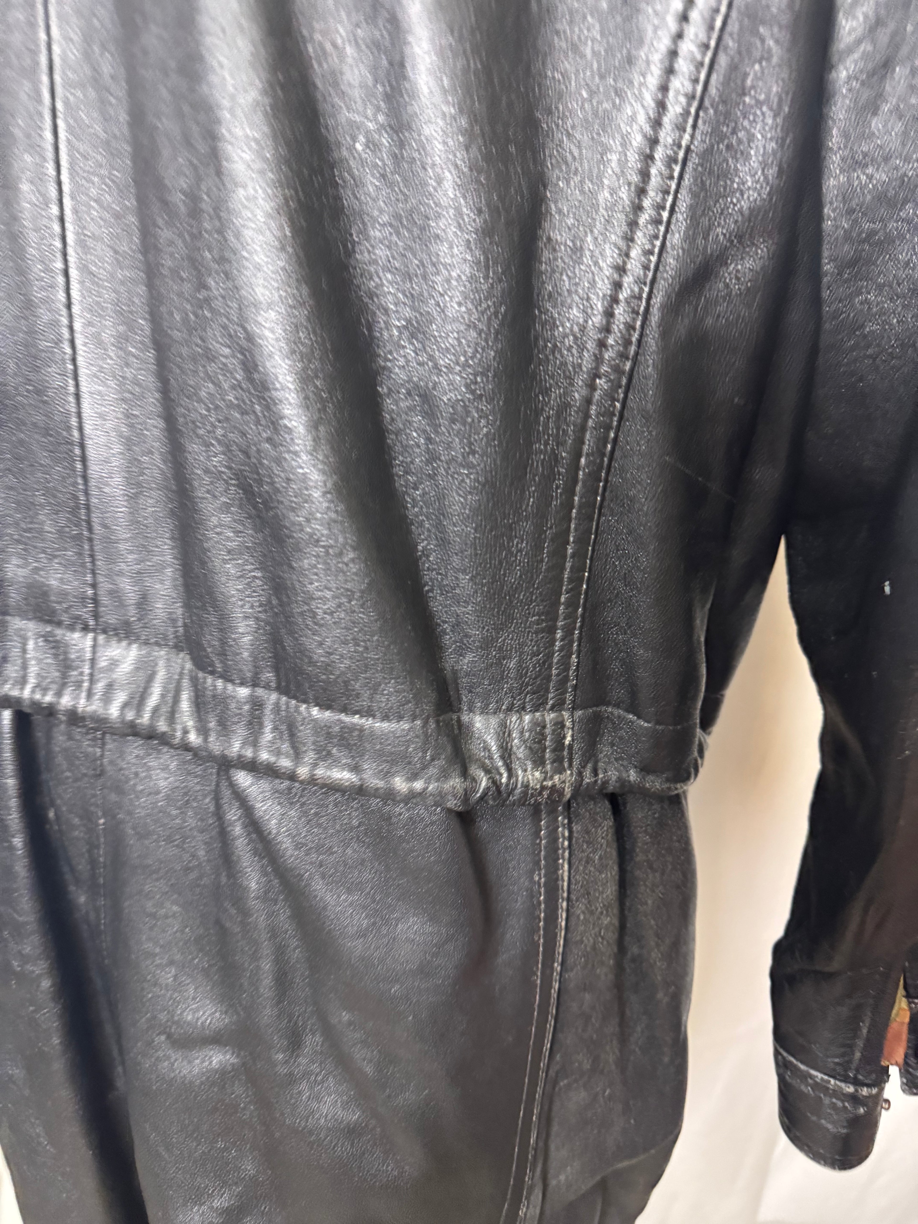 Veste en cuir 80s