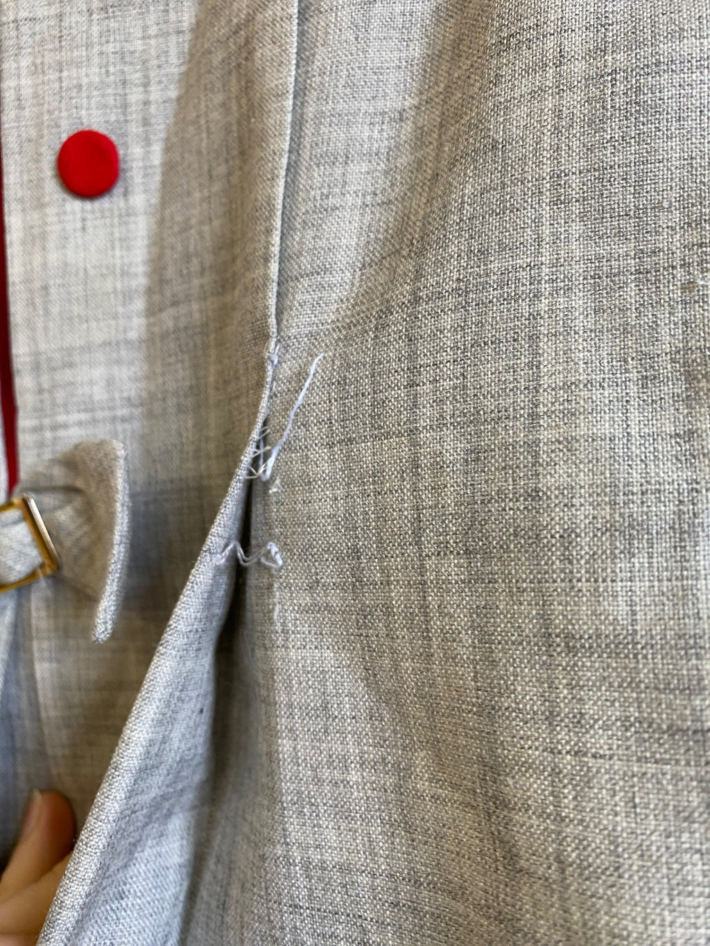 Robe grise 60s