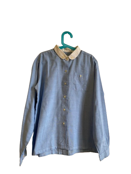 Chemise uni bleu