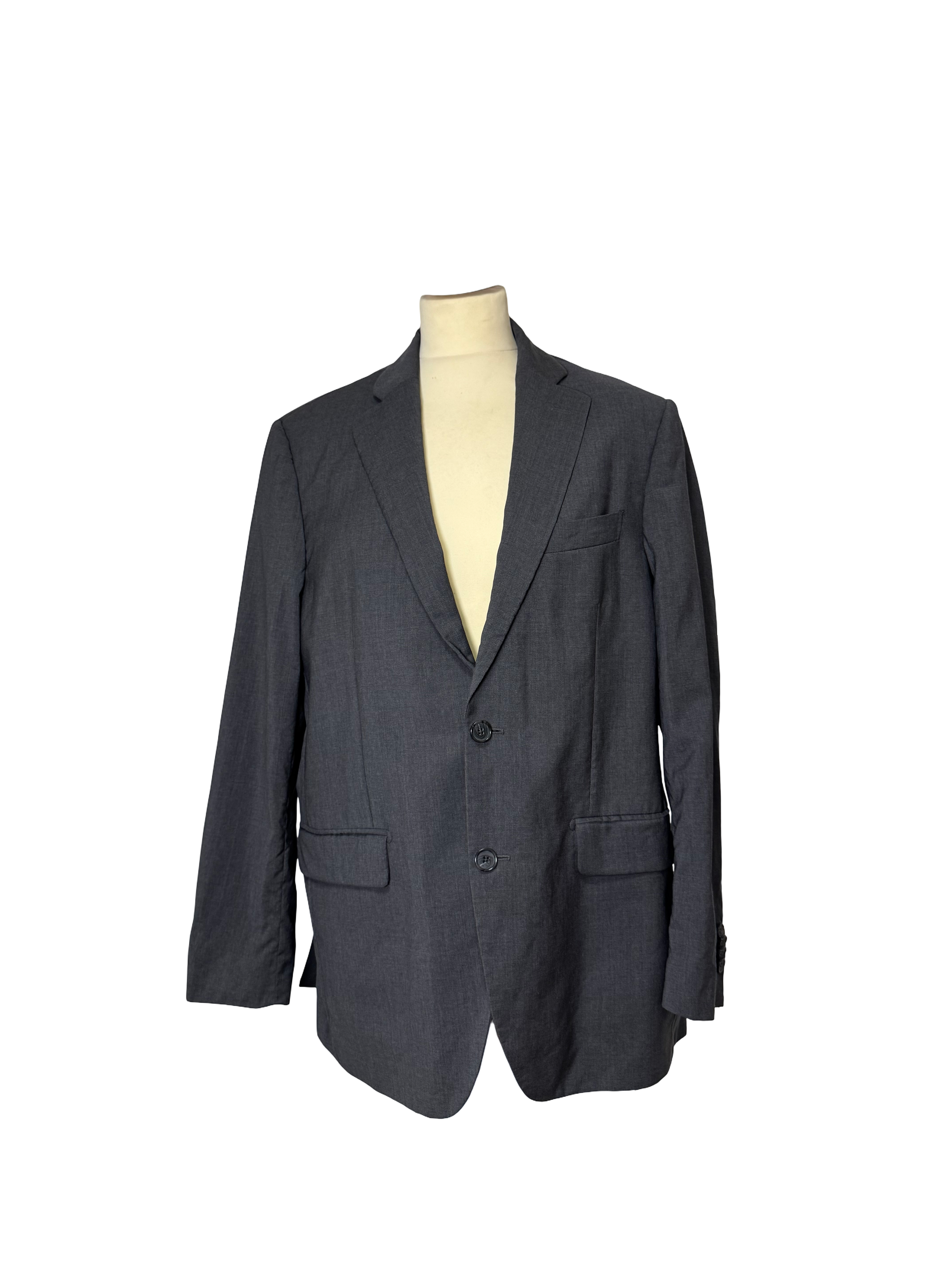Blazer en laine gris