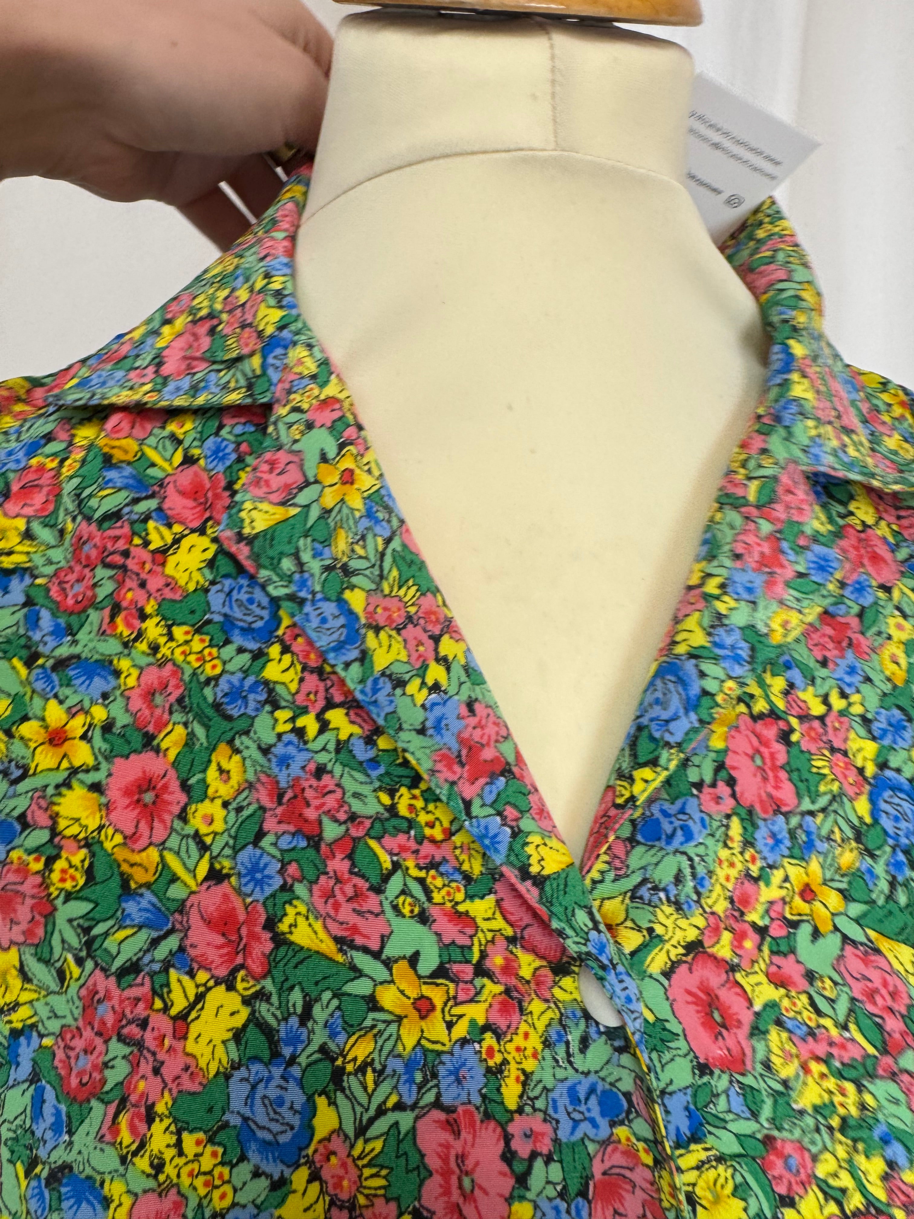 Chemise à fleurs
