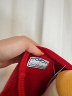 Gilet rouge en laine