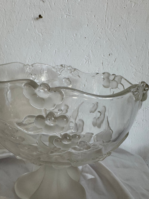 Compotier en cristal