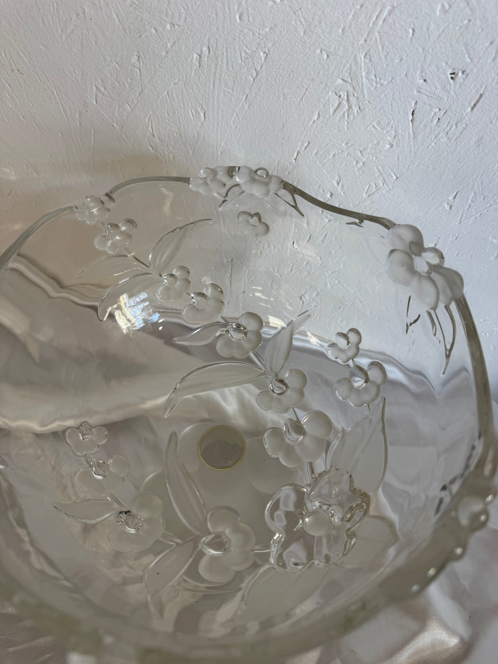 Compotier en cristal