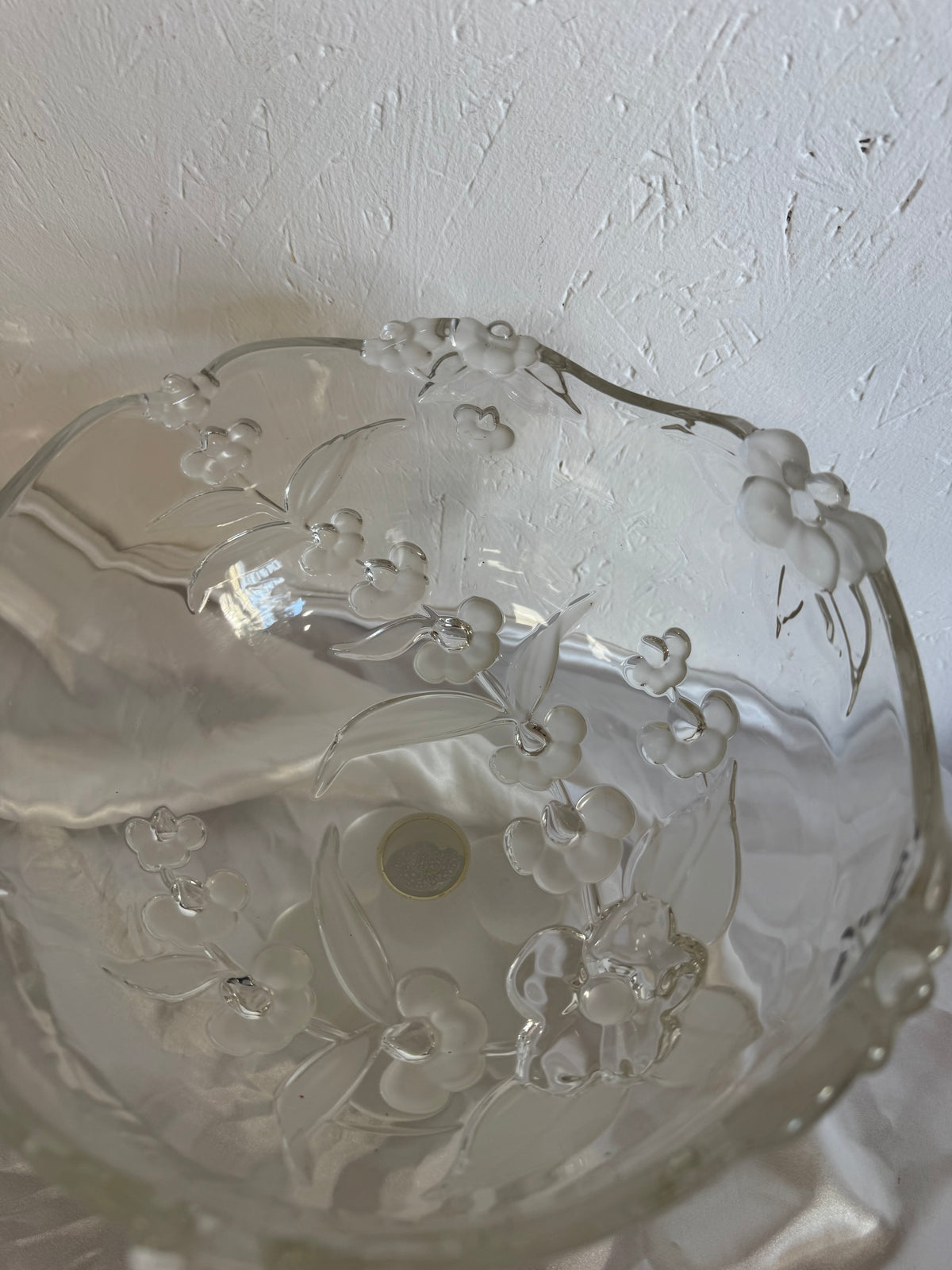 Compotier en cristal