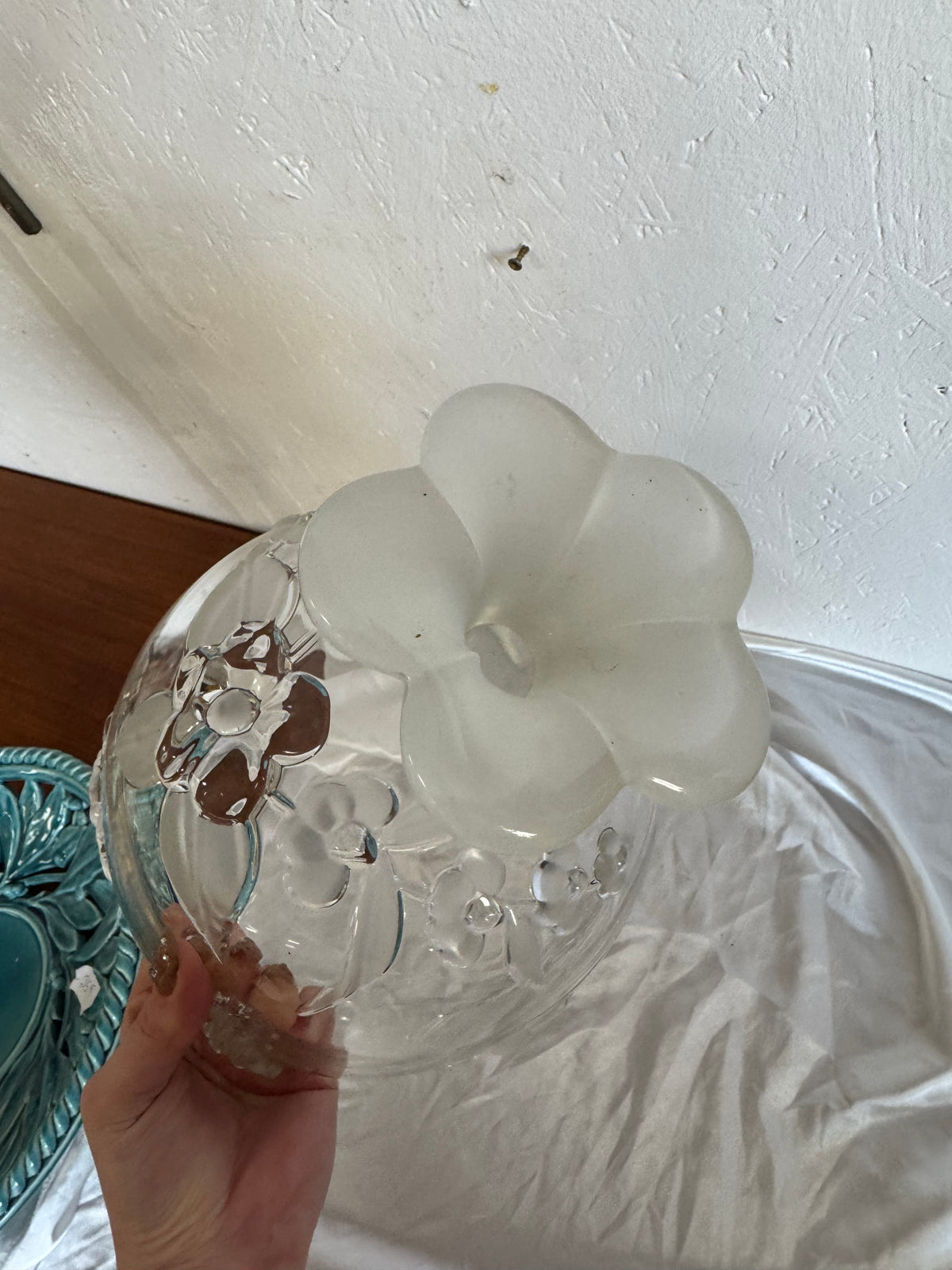 Compotier en cristal