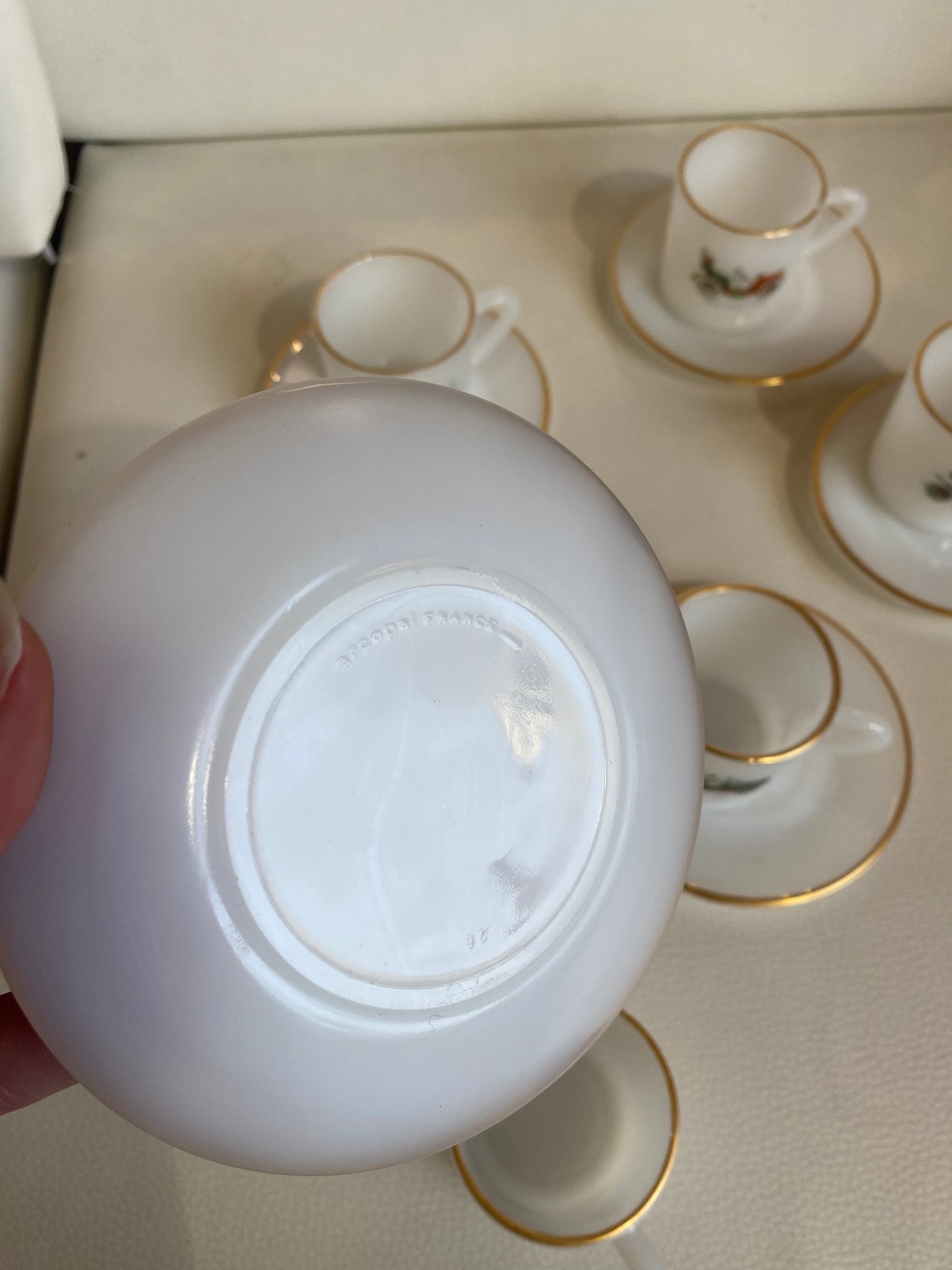 Tasses en arcopal