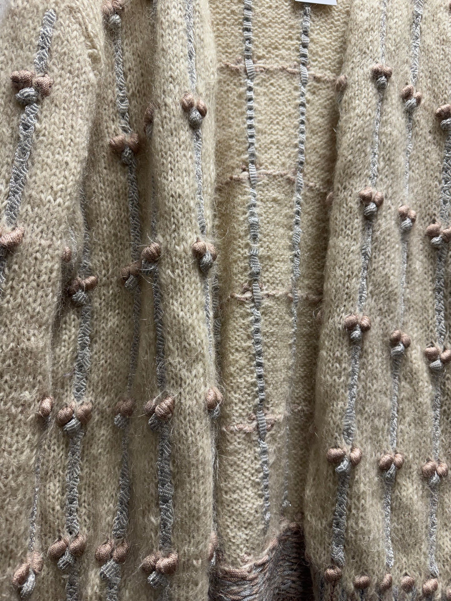 Cardigan écrue 80s