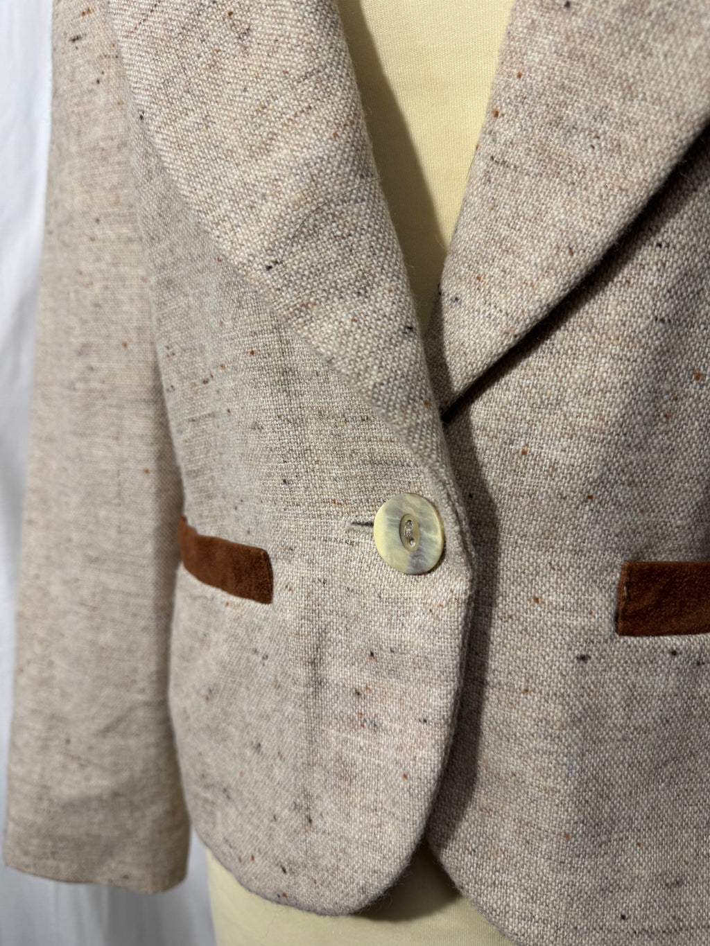 Veste courte beige