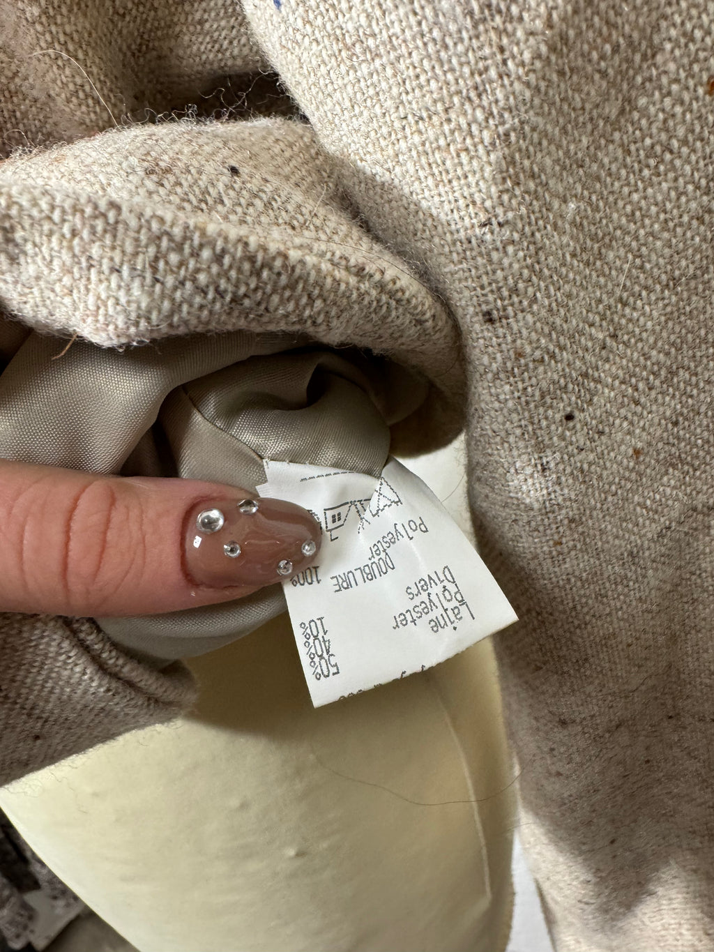 Veste courte beige