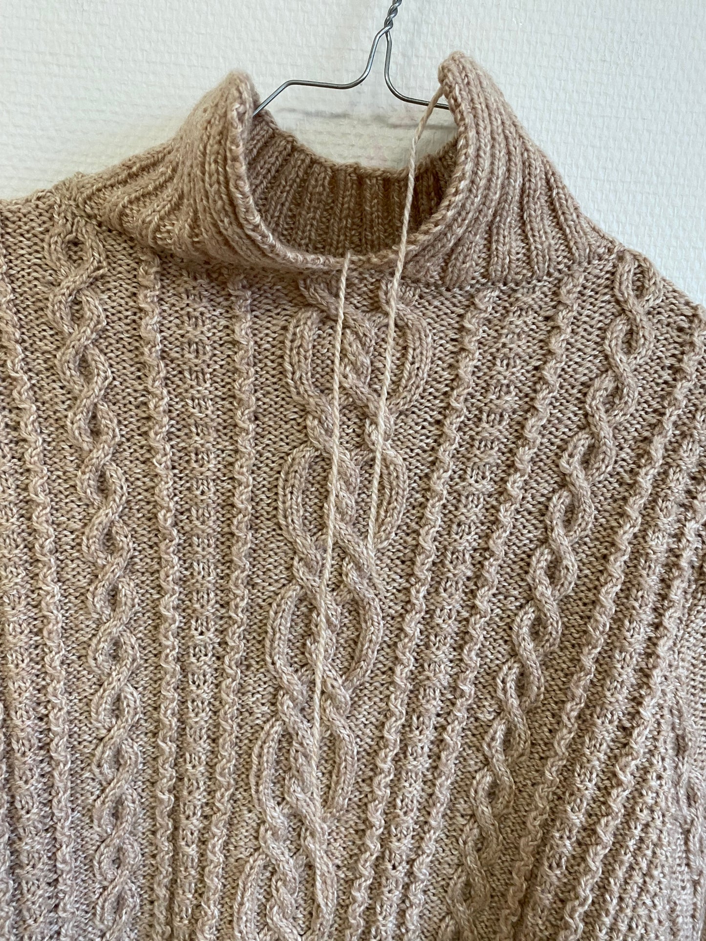 Pull à grosse maille
