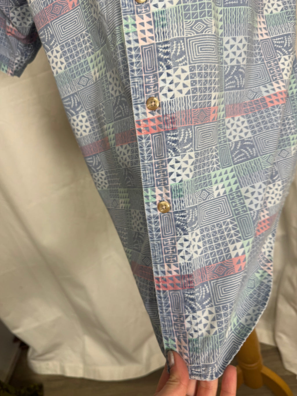Chemise à motifs 90s