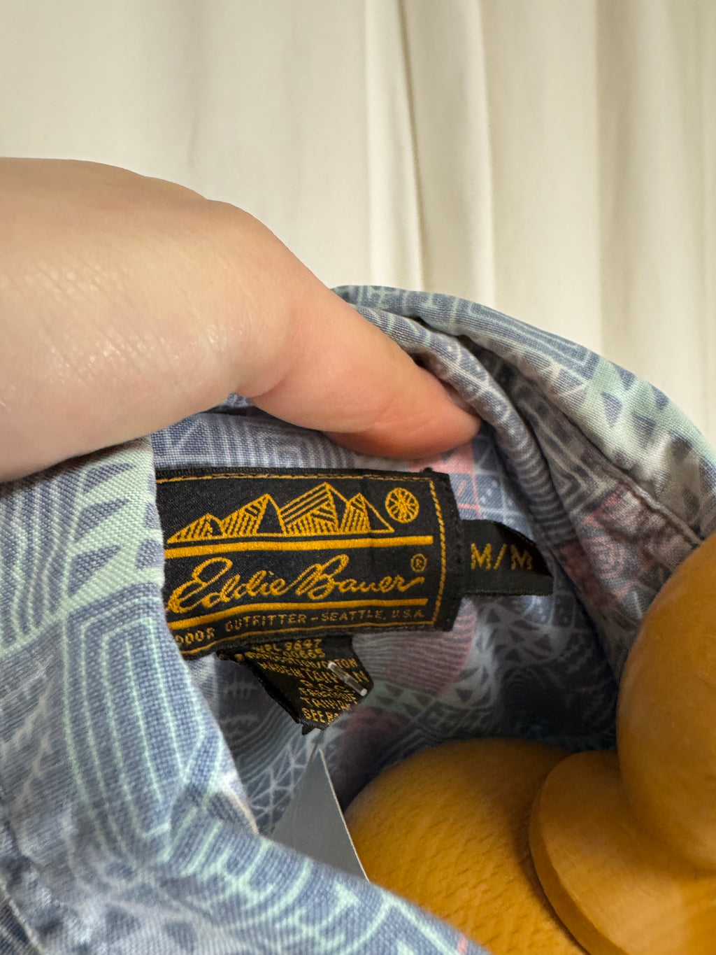 Chemise à motifs 90s