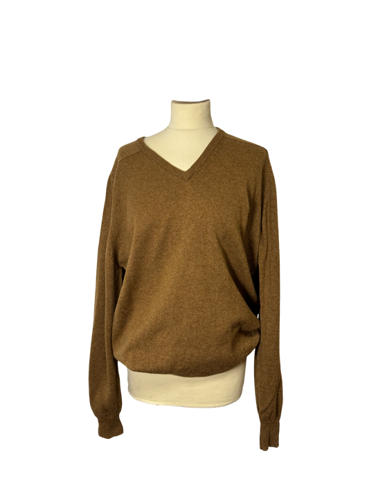 Pull en laine marron